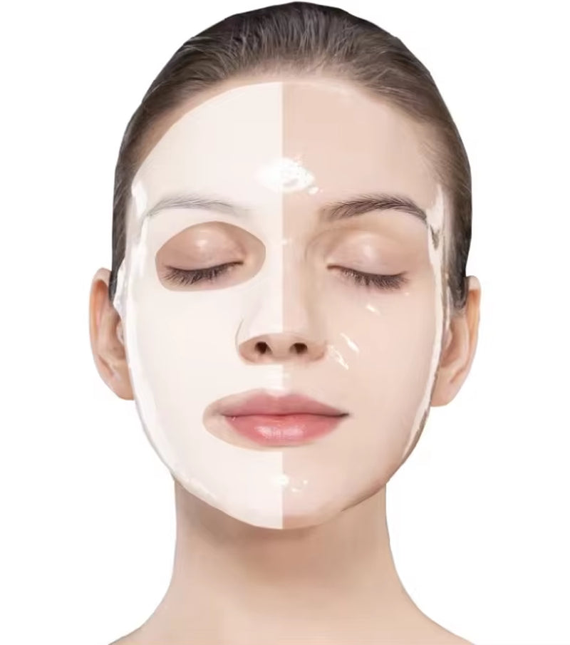 Custom Logo Bio-Collagen Hydrogel Overnight Face Mask Sheet Form 2-Hour Peel Deep Hydration Pore Minimizing Whitening Anti-Aging