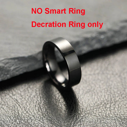 2026 New Smart Ring Heart Rate Blood Pressure Sleep Monitoring Motion Tracking IP68 Waterproof Men Women Smart Ring Holiday Gift