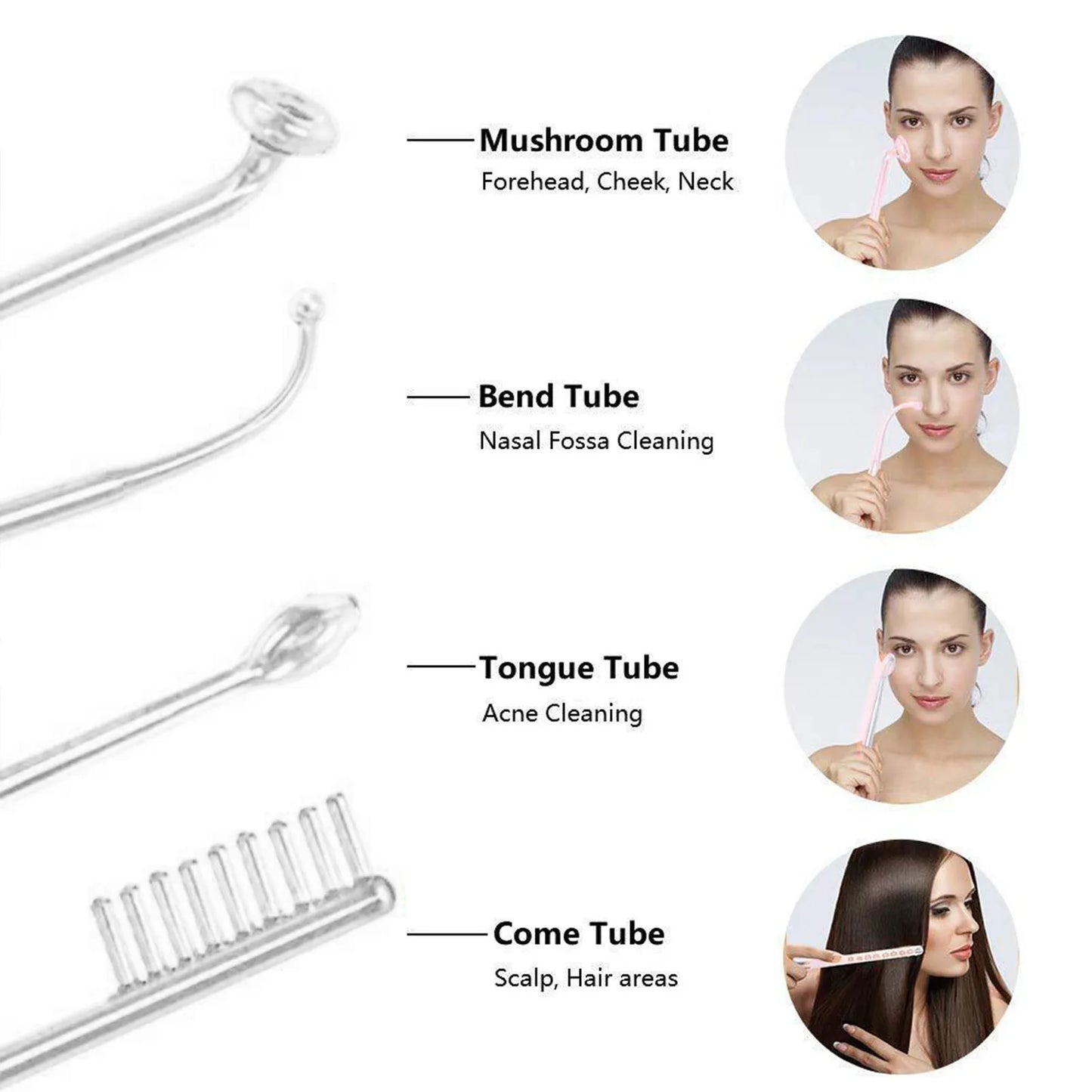 4-in-1 High Frequency Skin Therapy Wand
